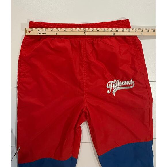 Full Send Nelk Boys Nylon Logo Joggers May 2021 Release Red & Blue Sz Large (34) - Picture 11 of 12